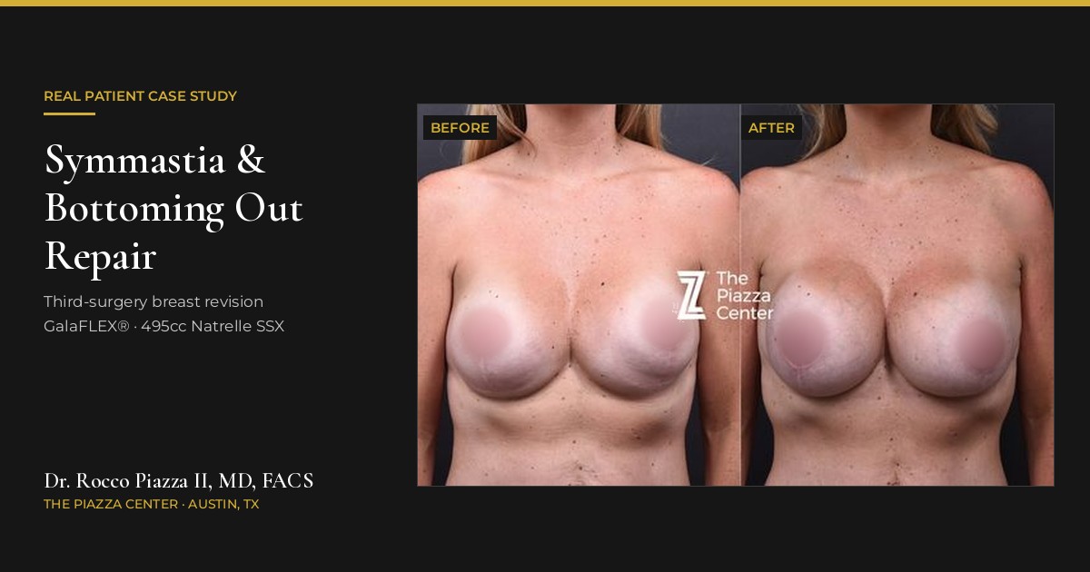 Symmastia & Bottoming Out Repair: A Third-Surgery Breast Revision