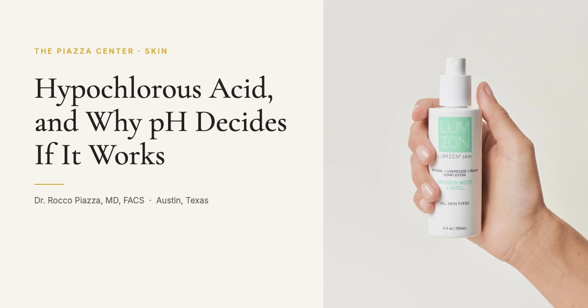 Hypochlorous Acid for Skin: What It Does, and Why pH Decides Whether It Works
