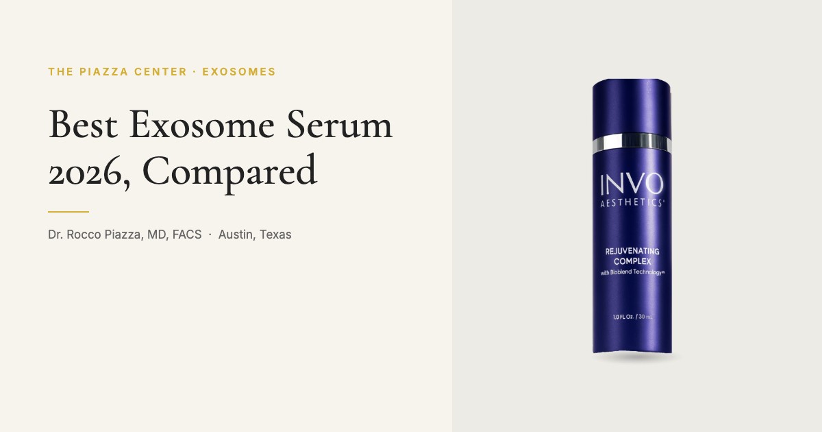 Best Exosome Serum 2026: INVO vs Elevai vs AnteAGE vs EXO PLUS, Compared Fairly